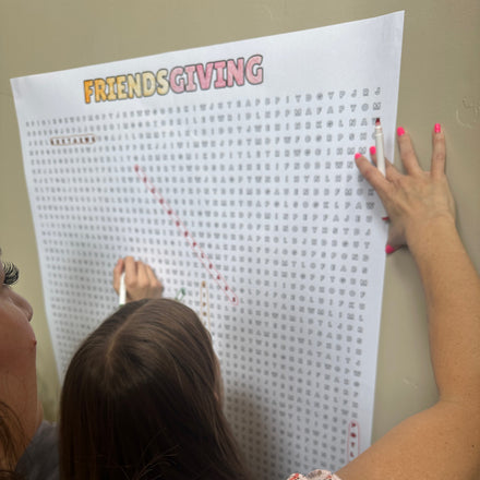 Friendsgiving Giant Word Search Puzzle