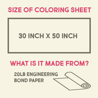 Thumbnail for On The Farm Table Size Coloring Sheets