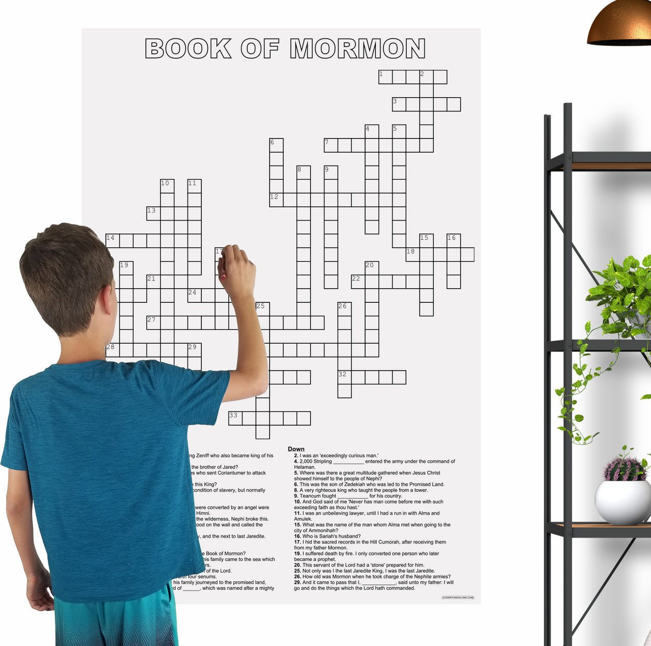 Book of Mormon Giant Crossword Puzzle