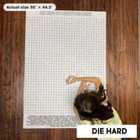Thumbnail for Die Hard Is a Christmas Movie Giant Word Search Puzzle actual size 30 x 44.5 inches