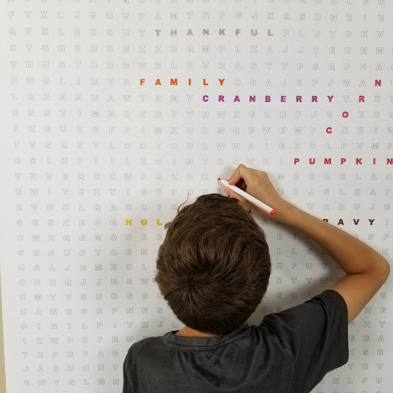 Halloween Giant Word Search Puzzle