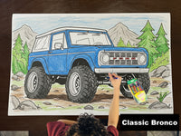 Thumbnail for Classic Bronco Table Size Coloring Sheet
