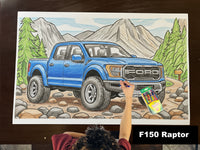 Thumbnail for F150 Raptor Table Size Coloring Sheet