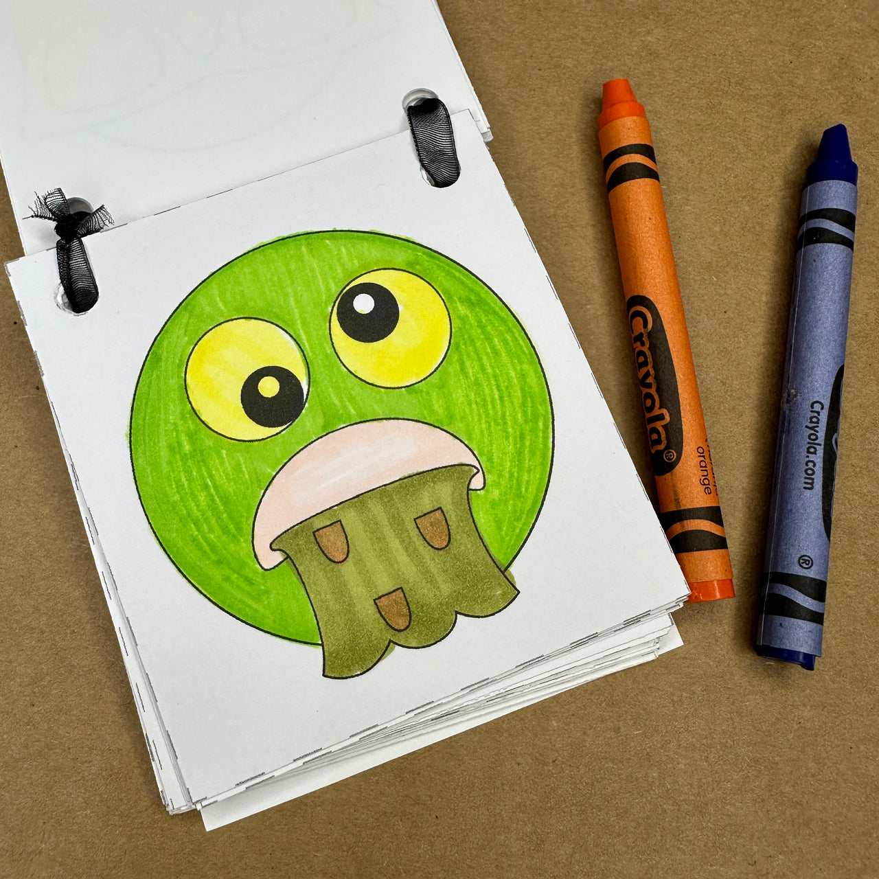 Pocket Size Emoji Coloring Book (DIGITAL)