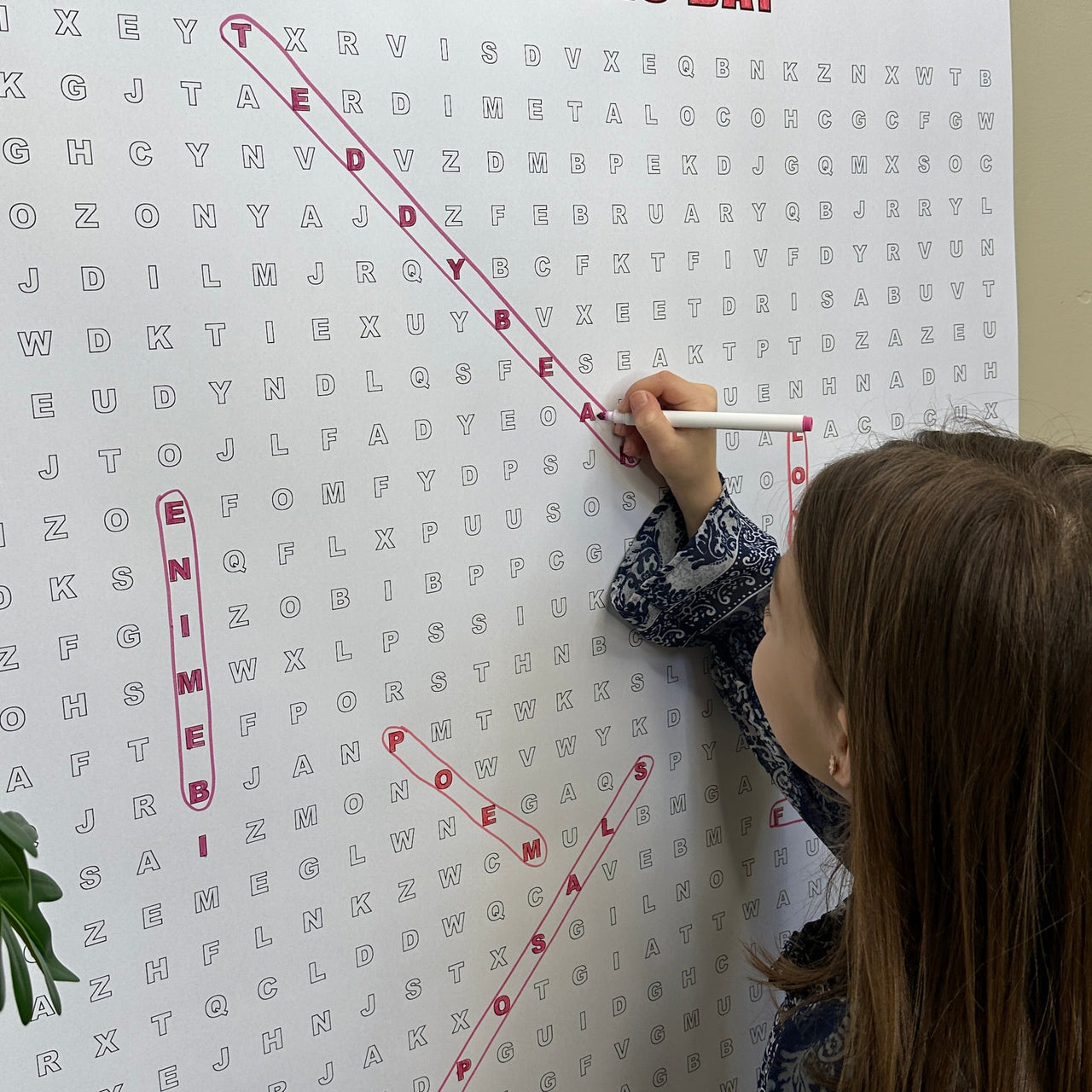Valentines Day Giant Word Search Puzzle