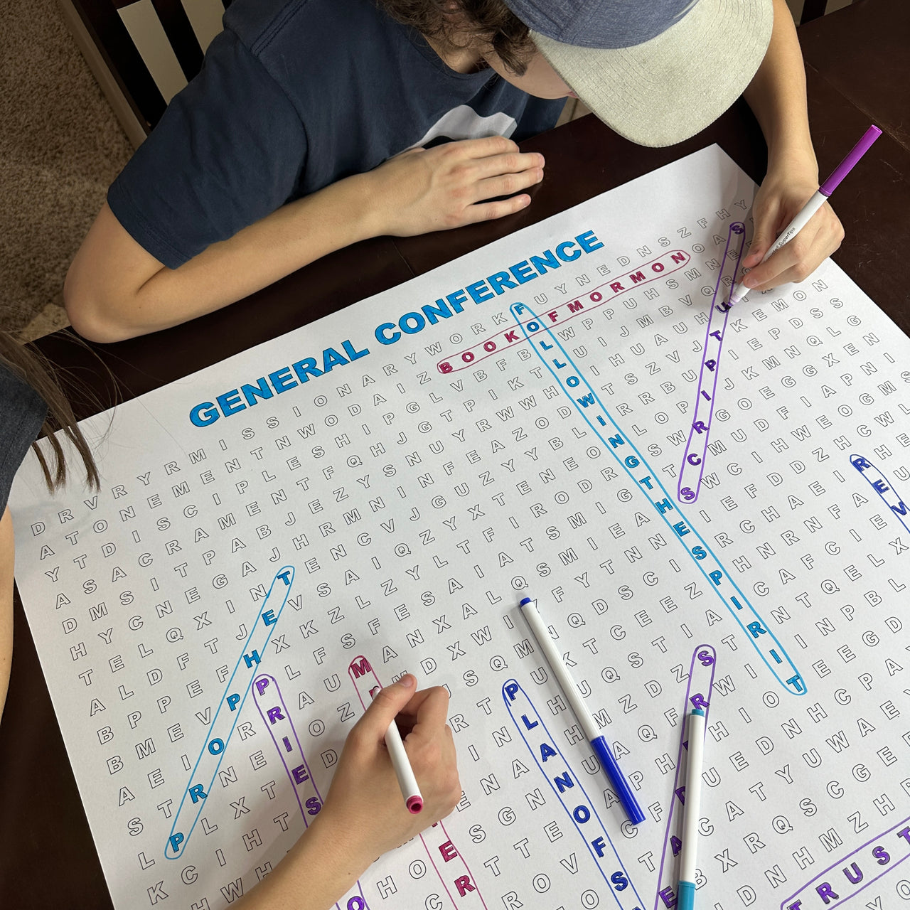 General Conference Giant Word Search Puzzle