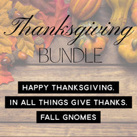 Thumbnail for THANKSGIVING BUNDLE - Happy Thanksgiving, In All Things Give Thanks, & Fall Gnome Table Size Coloring Sheets