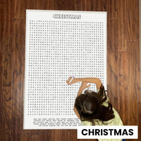 Thumbnail for Christmas giant 30x44.5 word search on floor