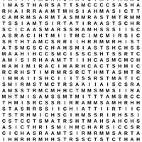 Thumbnail for Close-up of The Impossible Christmas word search grid