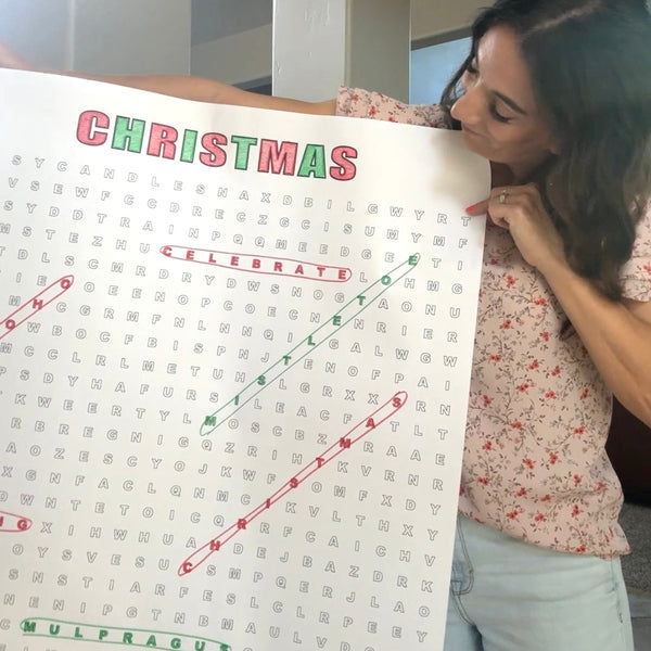 Giant Christmas Word Search Posters