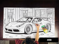 Thumbnail for 458 Table Size Coloring Sheet