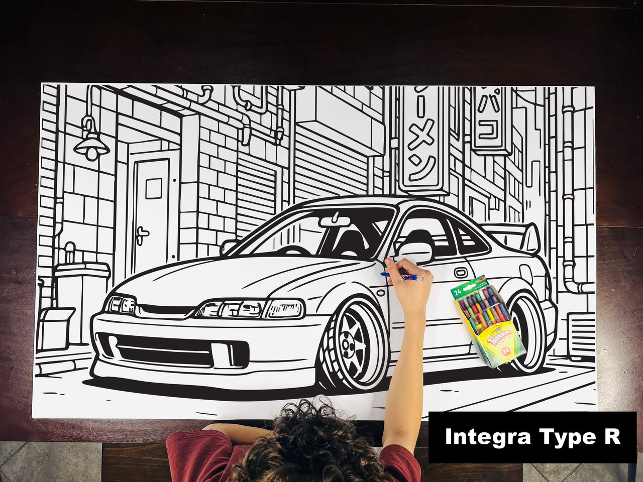 Integra Type R Table Size Coloring Sheet – cherrycreeklane