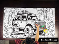 Thumbnail for Overland Bronco Table Size Coloring Sheet