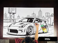 Thumbnail for 350z Table Size Coloring Sheet
