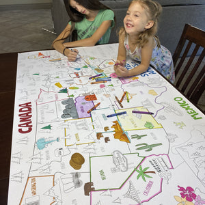 USA Coloring Map