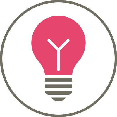 creativity lightbulb badge