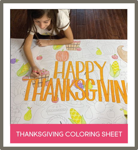 Thanksgiving coloring sheet