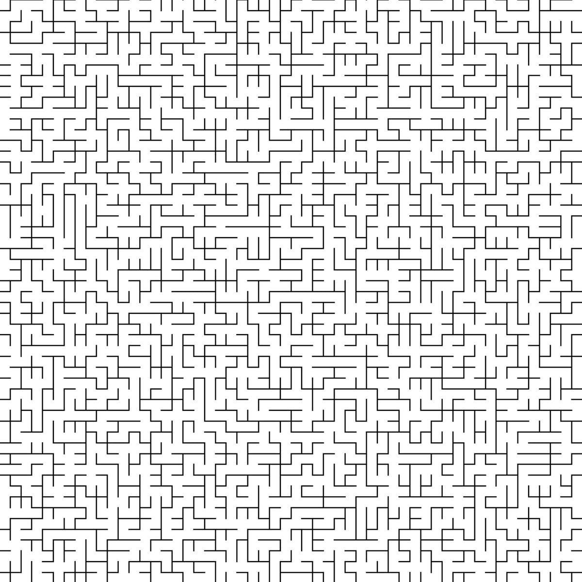 Close-up of The Impossible Love Maze passages