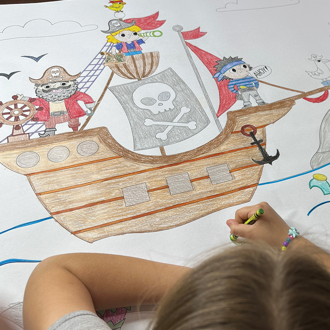 giant pirate coloring page 2