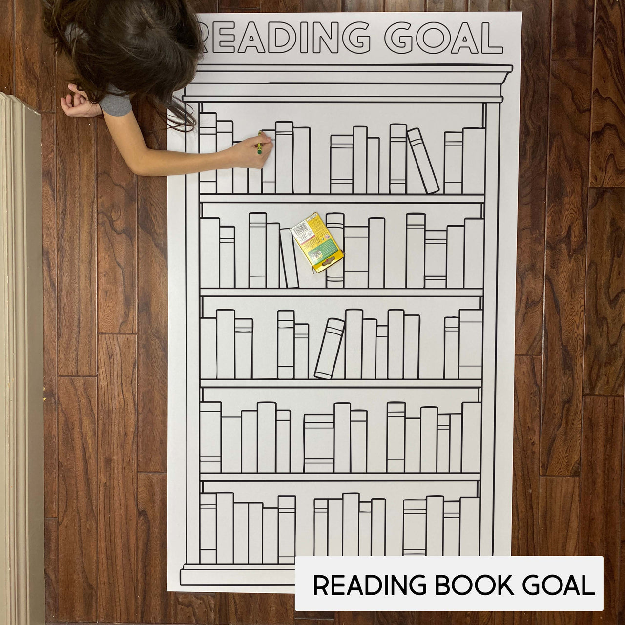 Giant Reading Goals Coloring Sheet