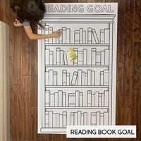 Thumbnail for Giant Reading Goals Coloring Sheet