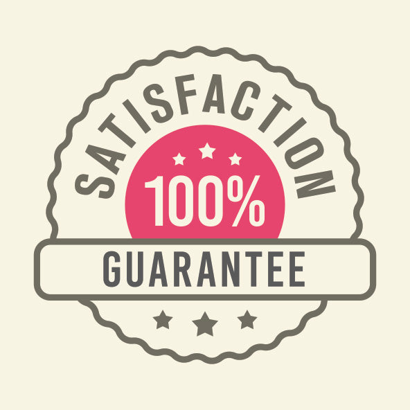 100% satisfaction guarantee badge