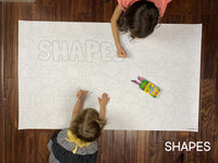 Thumbnail for Shape Table Size Coloring Sheet