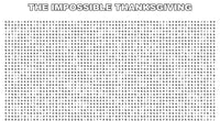 Thumbnail for Top of The Impossible Thanksgiving sheet with title