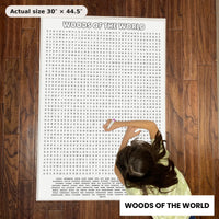 Thumbnail for Woods of the World Giant Word Search Puzzle - Cherry Creek Lane