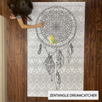 Thumbnail for Zentangle Dreamcatcher Table Size Coloring Sheet