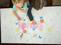 Thumbnail for Spring Table Top Coloring Banner
