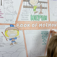 Thumbnail for Book Of Mormon Heroes Table Top Coloring Banner