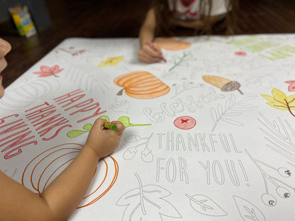 In All Things Give Thanks giant table size coloring sheet, photo 3