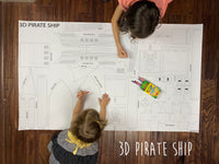 Thumbnail for Pirate Ship 3D Coloring