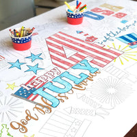 Thumbnail for 4th of July Table Size Coloring Sheet