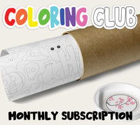 Thumbnail for Coloring Club monthly giant coloring sheet