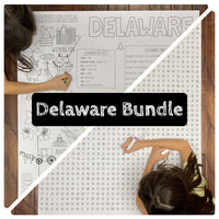 Thumbnail for Delaware State BUNDLE Coloring and Word Search