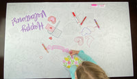 Thumbnail for Happy Valentines Day Table Size Coloring Sheet