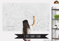 Thumbnail for I Spy Candyland Table Top Coloring Banner