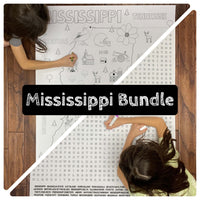 Thumbnail for Mississippi State BUNDLE Coloring and Word Search