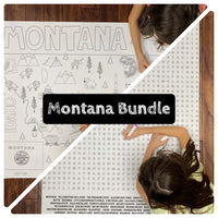 Thumbnail for Montana State BUNDLE Coloring and Word Search