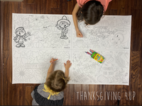 Thumbnail for (4UP) Thanksgiving Coloring Sheet