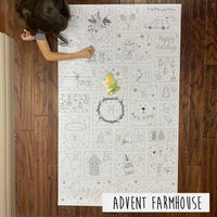 Thumbnail for Advent Farmhouse Coloring Banner