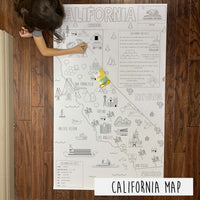 Thumbnail for California Map Coloring Sheet