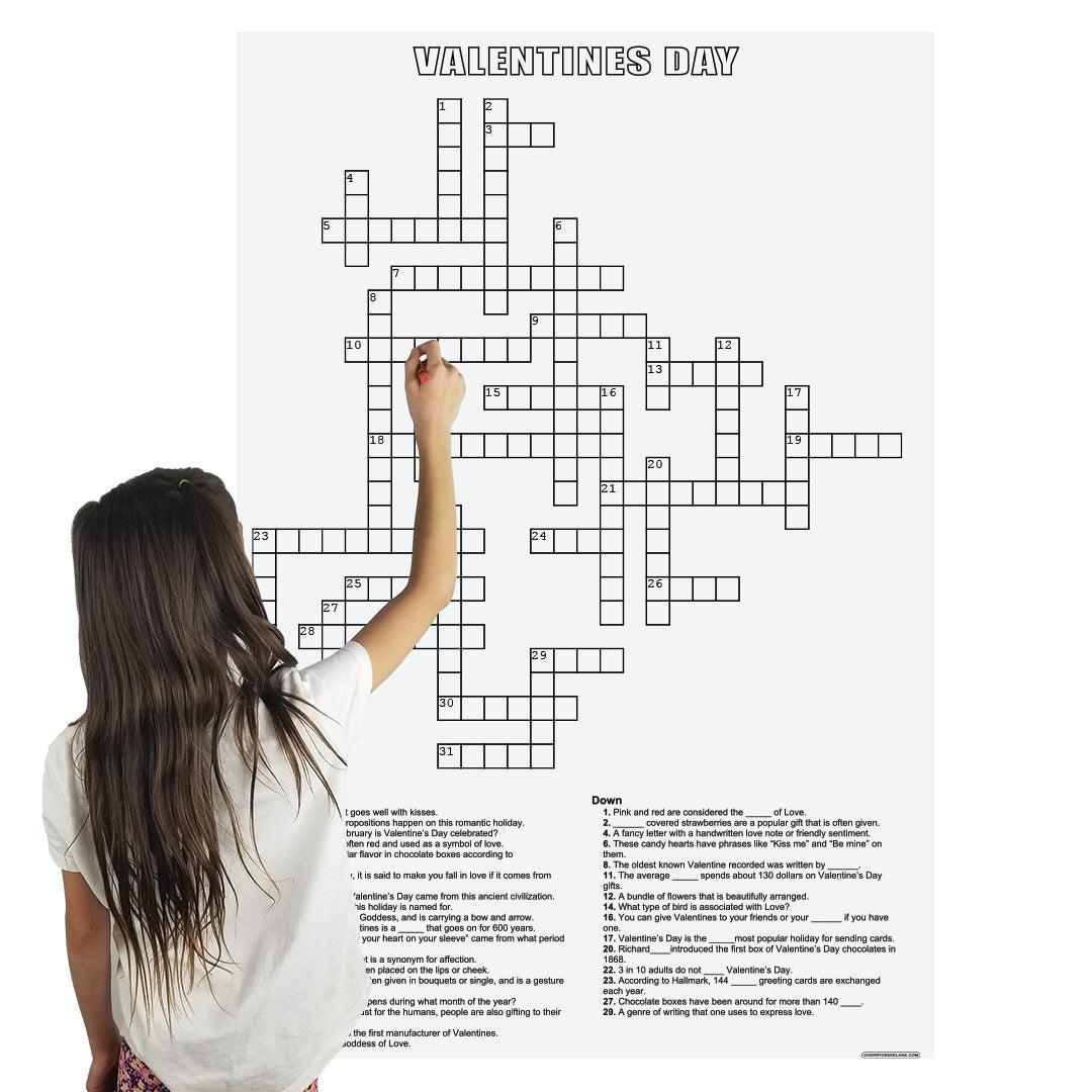 Valentines Day Giant Crossword Puzzle