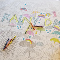 Thumbnail for Rainy Day Table Top Coloring Banner