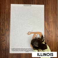 Thumbnail for Illinois State BUNDLE Coloring and Word Search