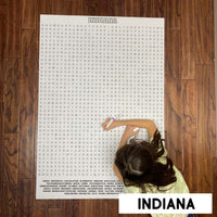 Thumbnail for Indiana State BUNDLE Coloring and Word Search