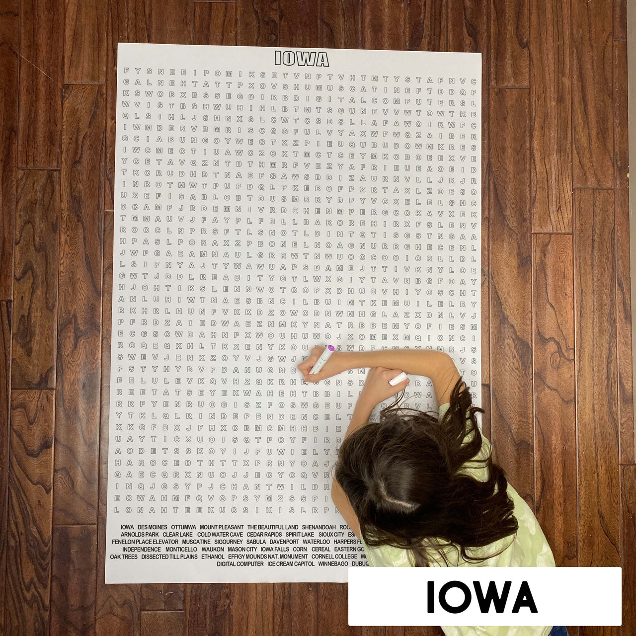 Iowa State BUNDLE Coloring and Word Search