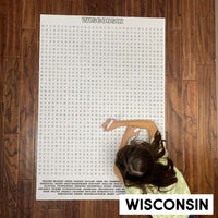 Thumbnail for Wisconsin State BUNDLE Coloring and Word Search